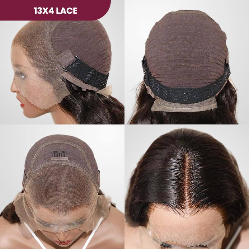 QVR Hot Selling Boss Lady Pixie Cut Glueless Side Part Short Lace Frontal Wigs