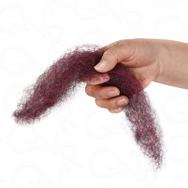 US Only|QVR Mix #1B/99J/Burgundy Afro kinky Bulk Human Hair