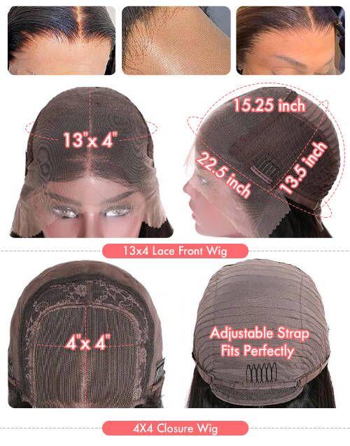 99j Burgundy Loose Deep Wave Wig Beautiful Crimp Wave 13x4 Lace Frontal | 4x4 Closure Human Hair Wigs