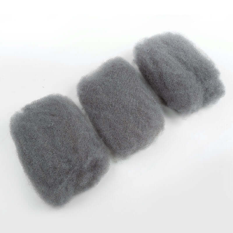 QVR 1 Pack Grey Color Afro kinky Bulk Human Hair