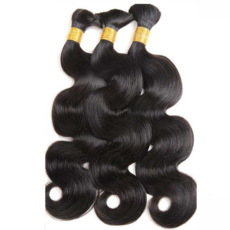 US Only|QVR #1B Body Wave Bulk Braiding Hair
