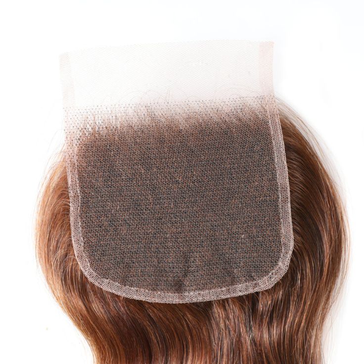 QVR Body Wave 4x4 Lace Closure Virgin Hair Highlight Piano Color