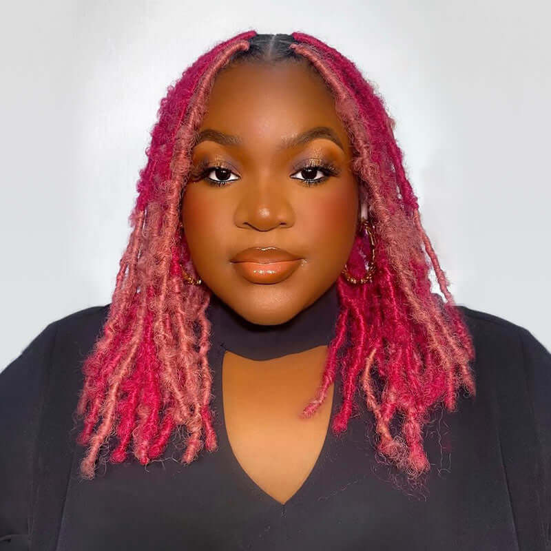 CLEARANCE SALE| Pink Color Afro Kinky Bulk Human Hair