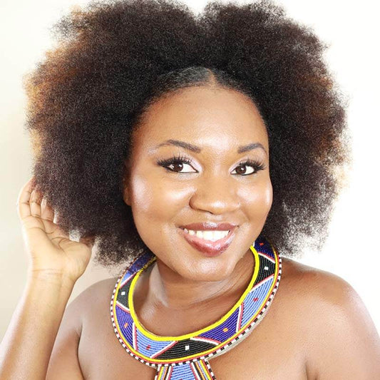 QVR Self-customized Highlights Color Afro kinky Bulk For Braiding Dreadlock Hair