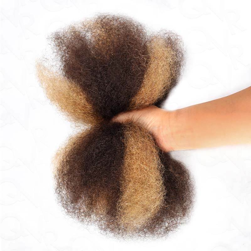 BOGO|Two Colors #P4/30 Afro kinky Bulk Human Hair