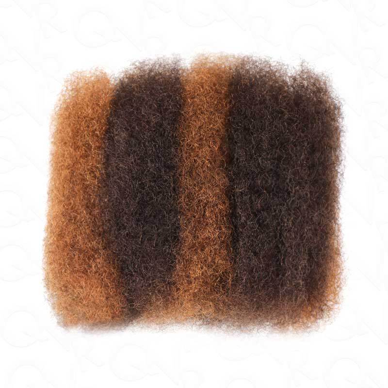 50% OFF|Muti Brown Combo Afro Kinky Bulk Human Hair