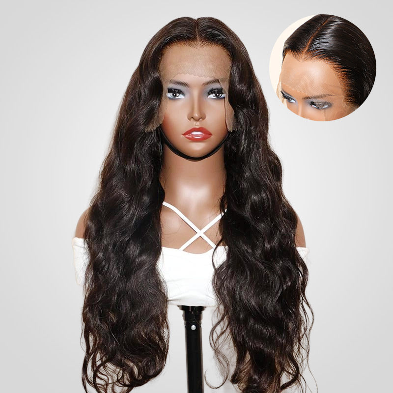 QVR Glueless Loose Deep Wave 4x4 13x4 Lace Front Wig Human Hair Affordable HD Lace Wigs