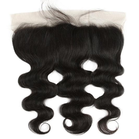 QVR Virgin Human Hair 13*4 Lace Frontal Body Wave Natural Color