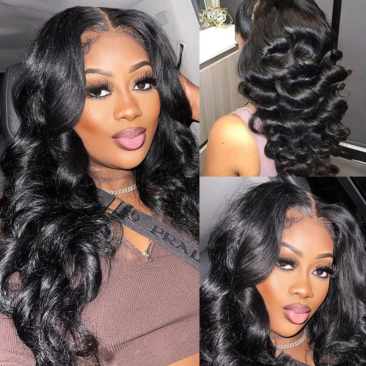 QVR Loose Wave Wedding Hairyle Transparent Wig 13x4 Lace Frontal Virgin Human Hair Wigs