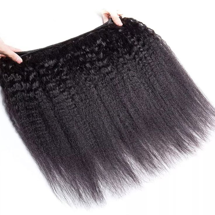 QVR 15A Grade Best Virgin Human Hair Kinky Straight 3 Bundles Hair With 4x4 Lace Closure Unprocessed Virgin Hair Weave