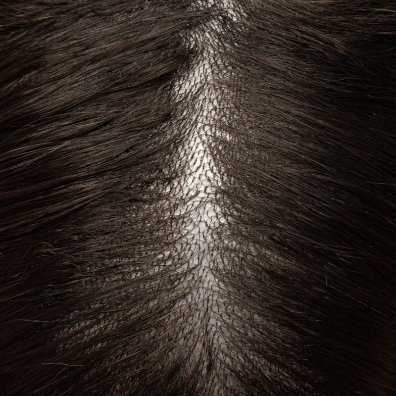 Upgrade Mirage |0.04-0.06mm Full Super Thin Skin Single Knots Base | Toupee for Men | Celebrities Choice