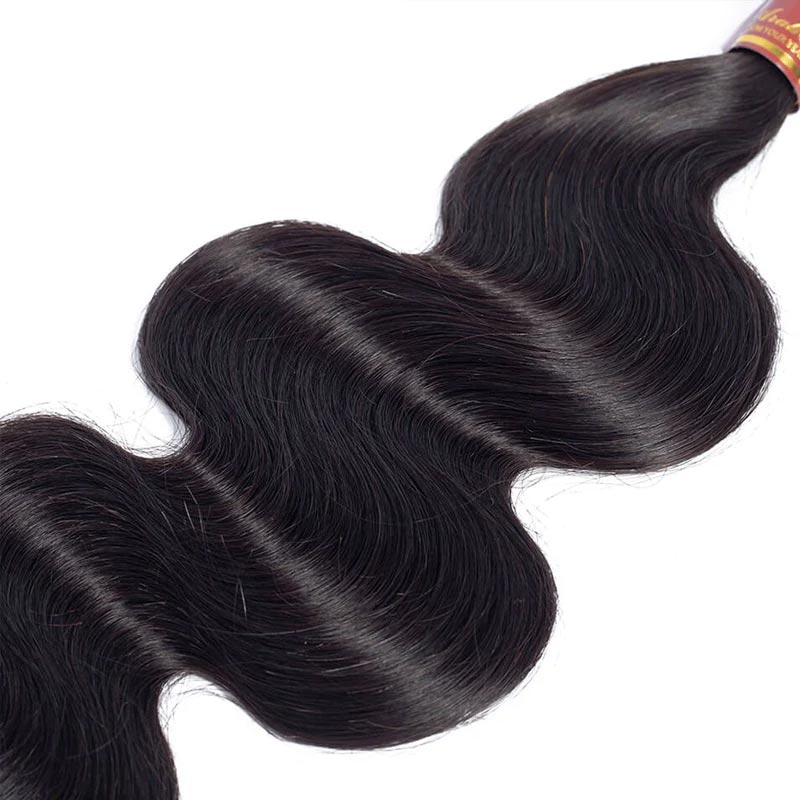QVR Body Wave Hair Weave 3 Bundles With 4x4 Lace Closure Best Virgin Human Hair