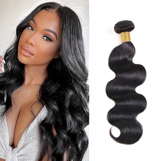 QVR Body Wave Human Hair Weaves 1 Bundle