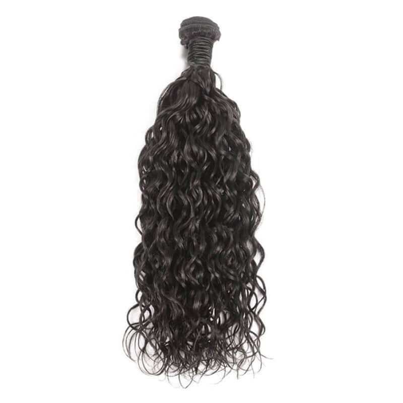 QVR Water Wave Human Hair Weaves 1 Bundles