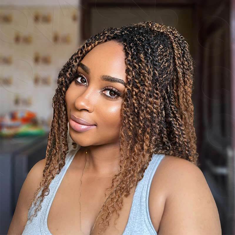QVR 1 Pack #27/30 Afro Kinky Bulk Human Hair