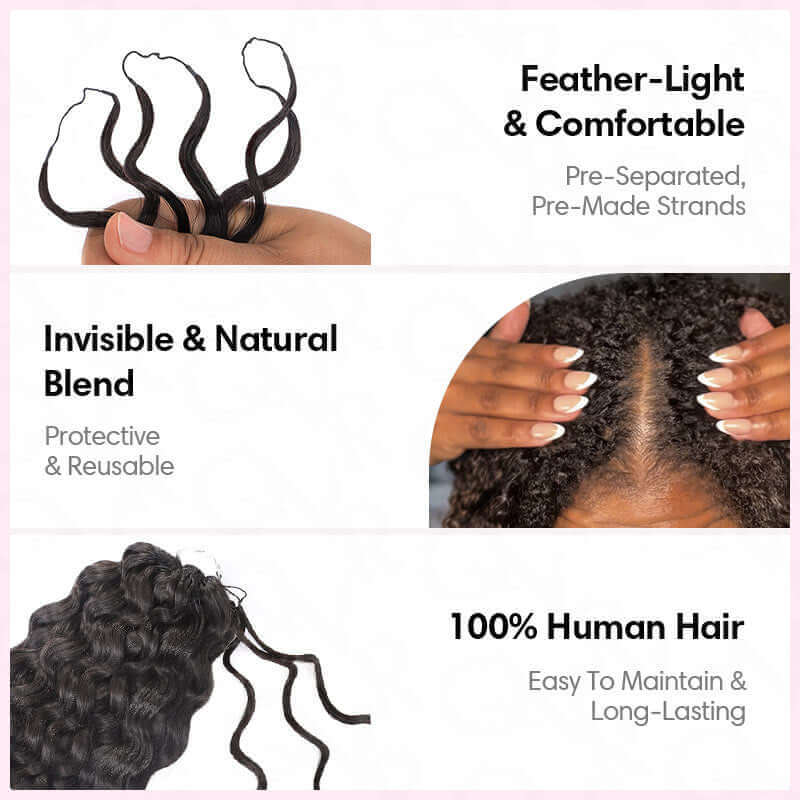 Wholesale|Buy 15 Packs Body Wave Feather Crochet Weave Human Hair Extensions Send 10 Free Packs