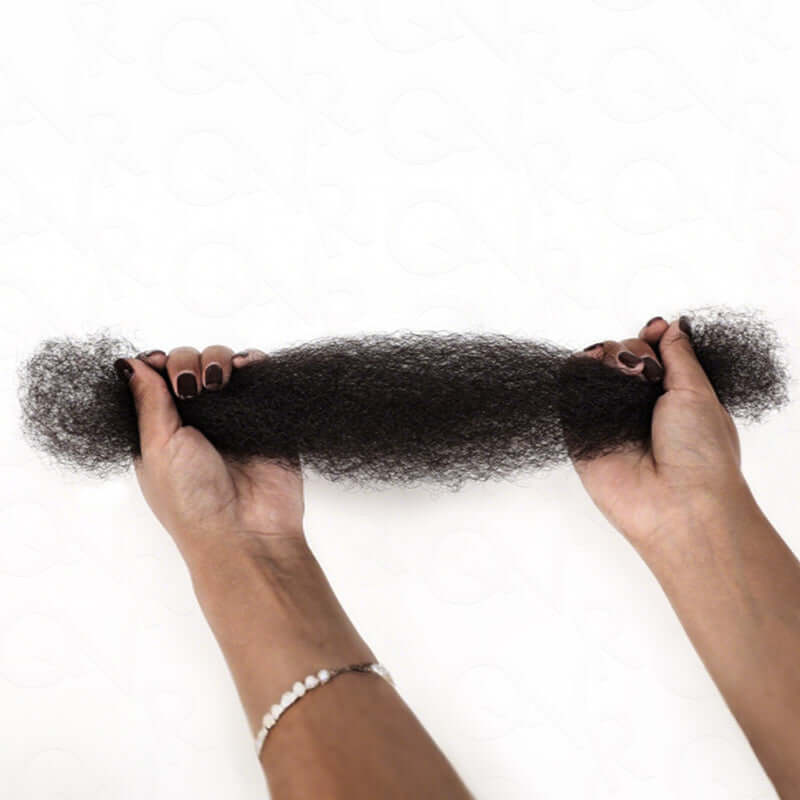 US Only|QVR #1B Afro kinky Bulk Human Hair