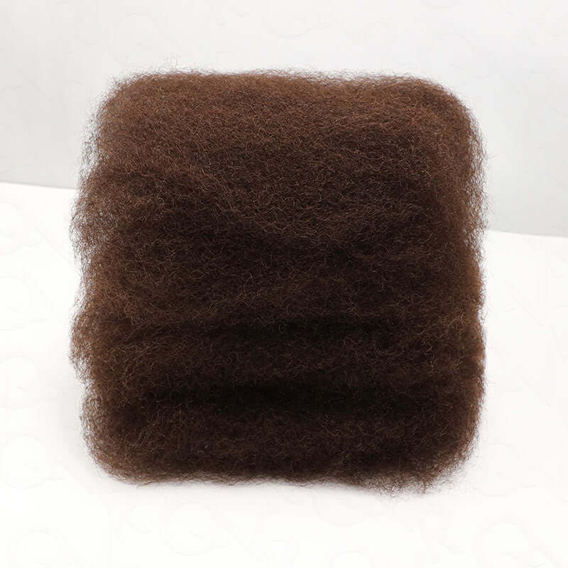 QVR 1 Pack Dark Brown Afro kinky Bulk Human Hair