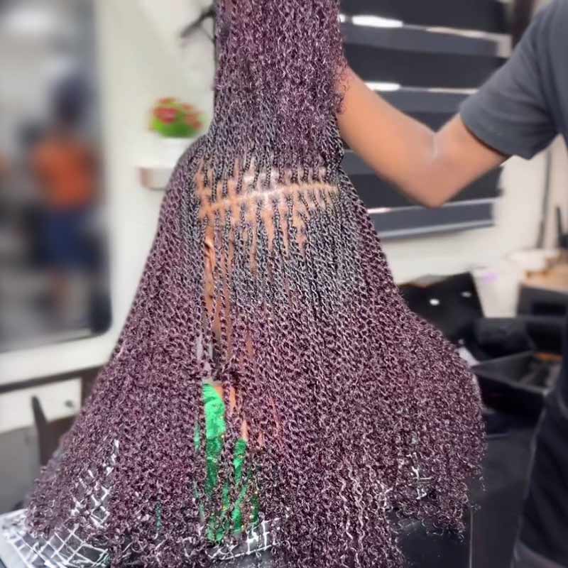 MATCH SALE|QVR Mix #1B/99J Afro Kinky Bulk Human Hair