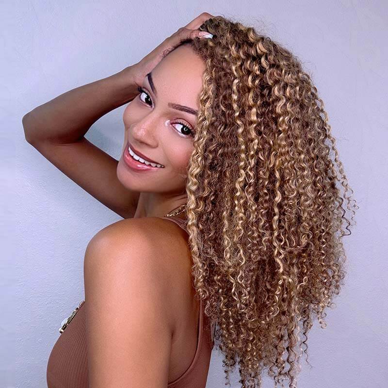 MATCH SALE|QVR #P4/27 Small Kinky Curly Crochet Hair