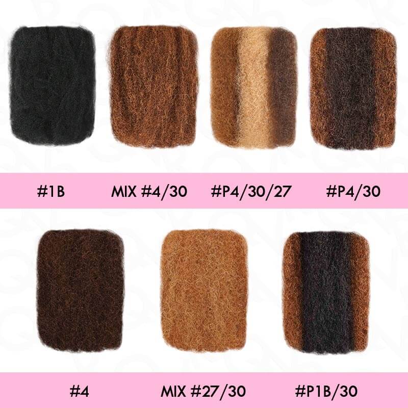 QVR 1 Pack #P4/30/27 Color Afro Kinky Bulk Human Hair