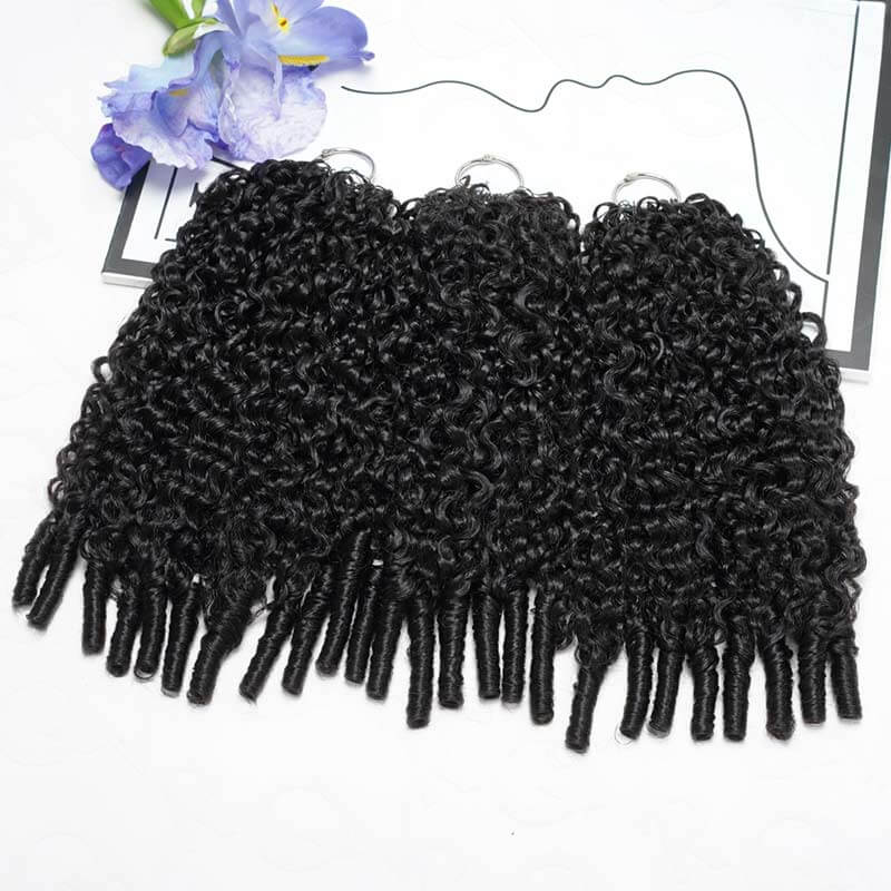 BOGO|Burmese Curly Feather Crochet Human Hair Extentions