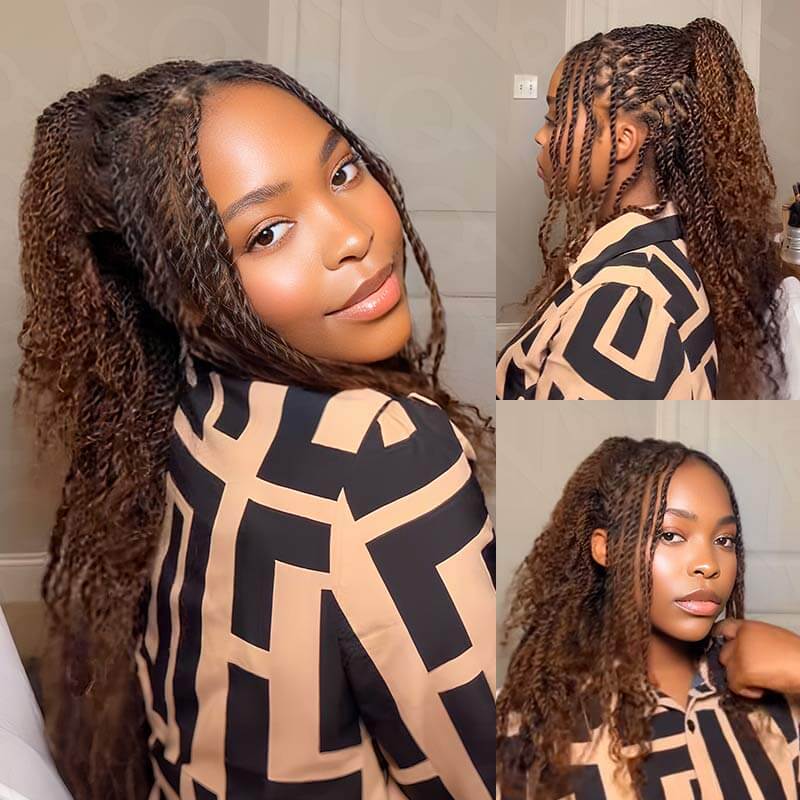 BOGO|Highlight #4/30 Afro kinky Bulk Hair Extensions