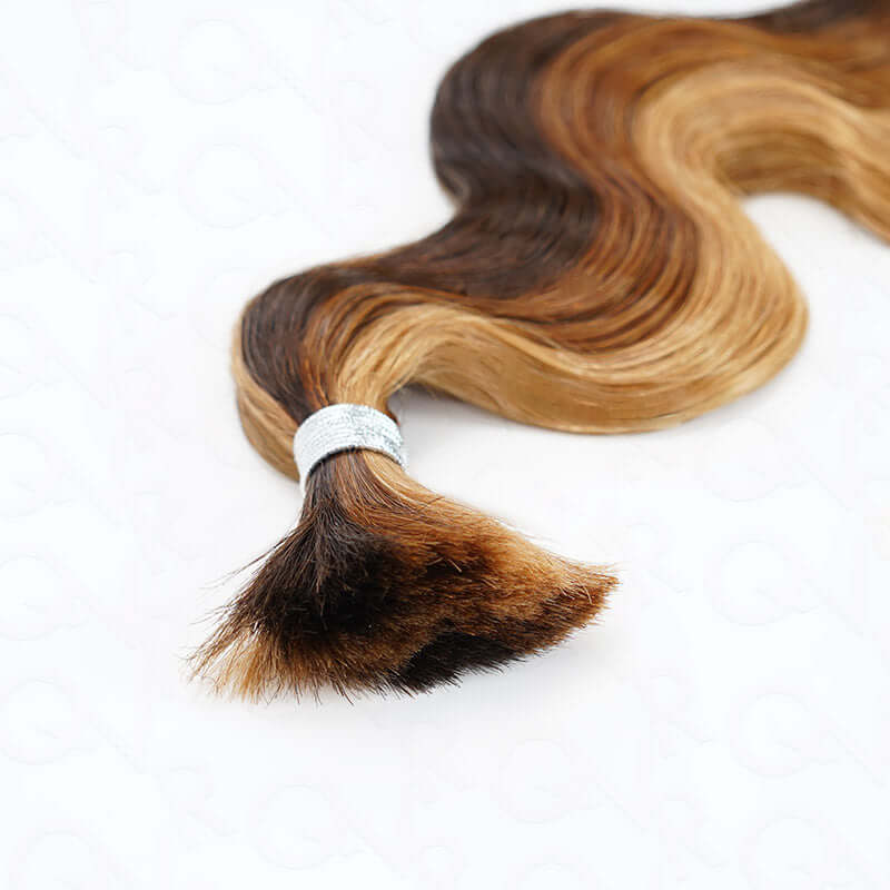 Flash Sale|QVR #P4/30/27 Body Wave Boho Knotless Braids Human Bulk Braiding Hair