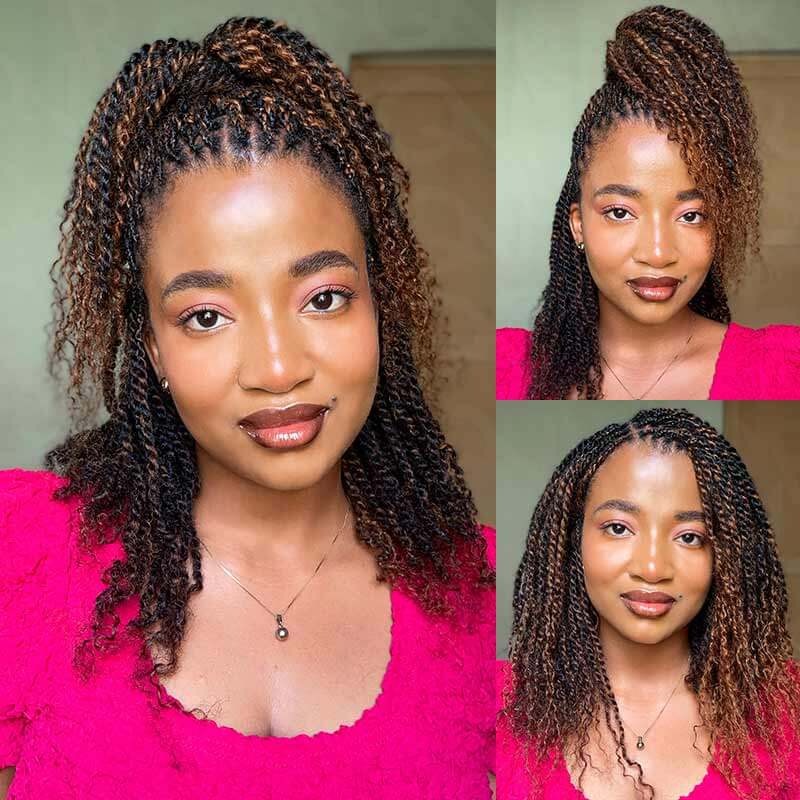 Flash Sale|QVR Natural Black Afro kinky Bulk Human Hair