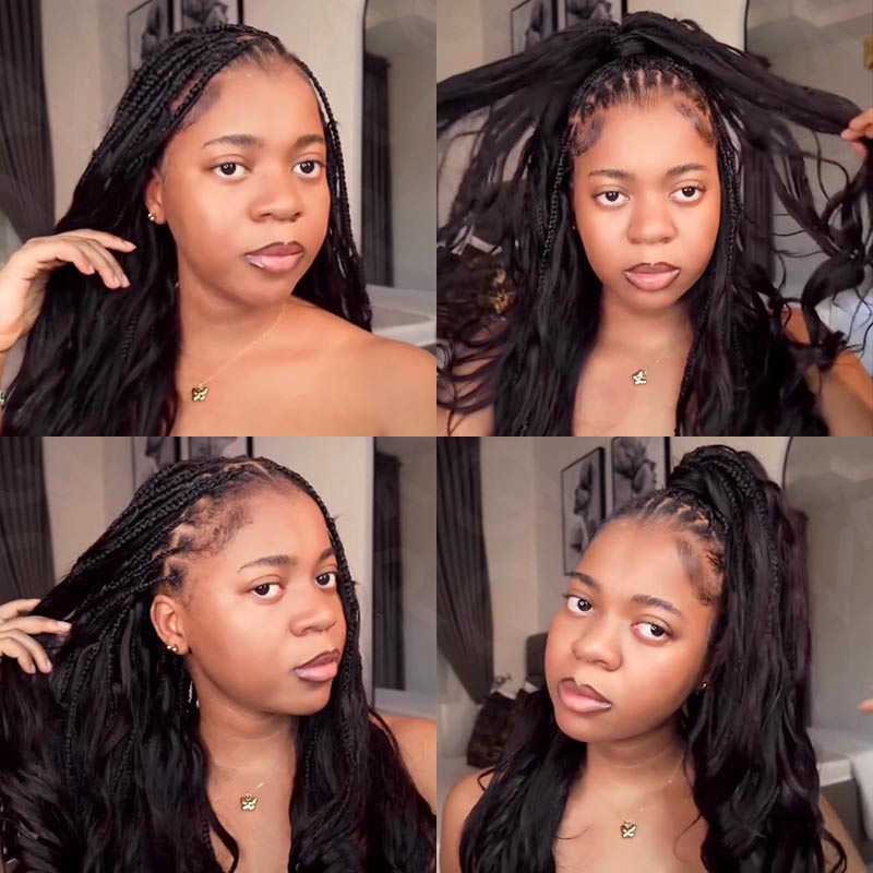 Flash Sale|QVR French Curl Human Bulk Hair Extensions for Boho Knotless Braiding