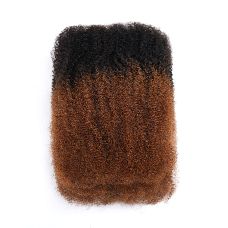 P3G5|Ombre Brown #T1B/30 Afro kinky Bulk Human Hair
