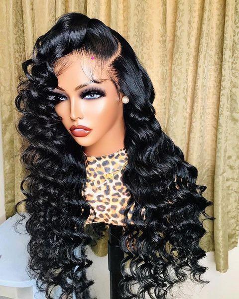 99j Burgundy Loose Deep Wave Wig Beautiful Crimp Wave 13x4 Lace Frontal | 4x4 Closure Human Hair Wigs