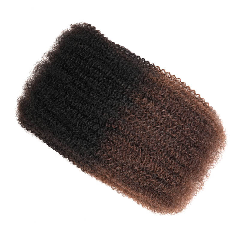 P3G5|Ombre Brown #T1B/4 Afro kinky Bulk Human Hair