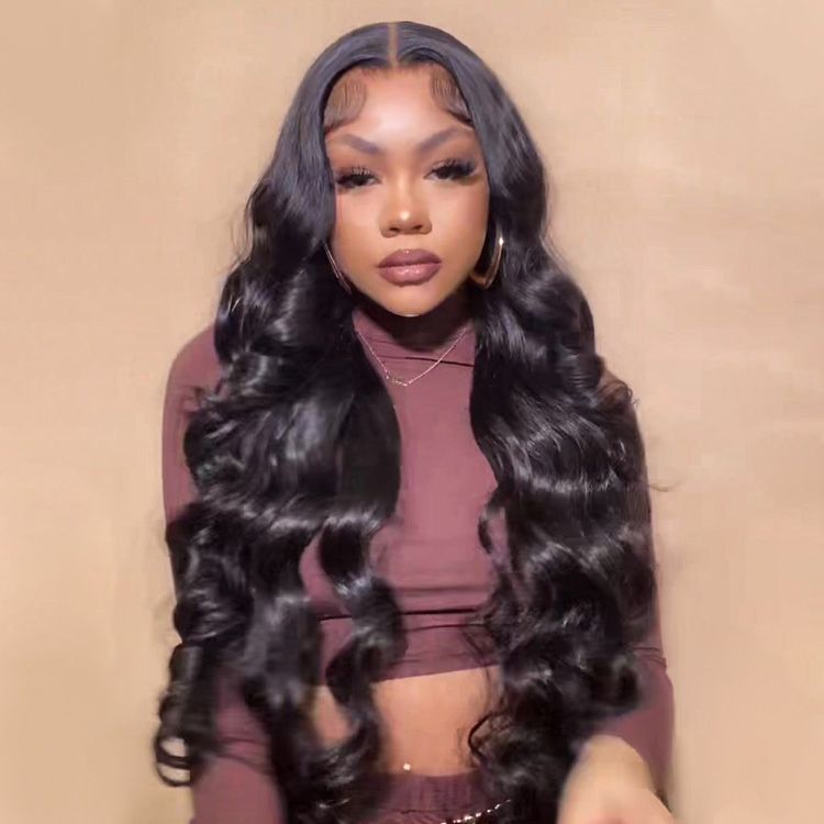 QVR Undetectable 5x5 HD Lace Human Hair Wigs Body Wave Lace Closure Wig