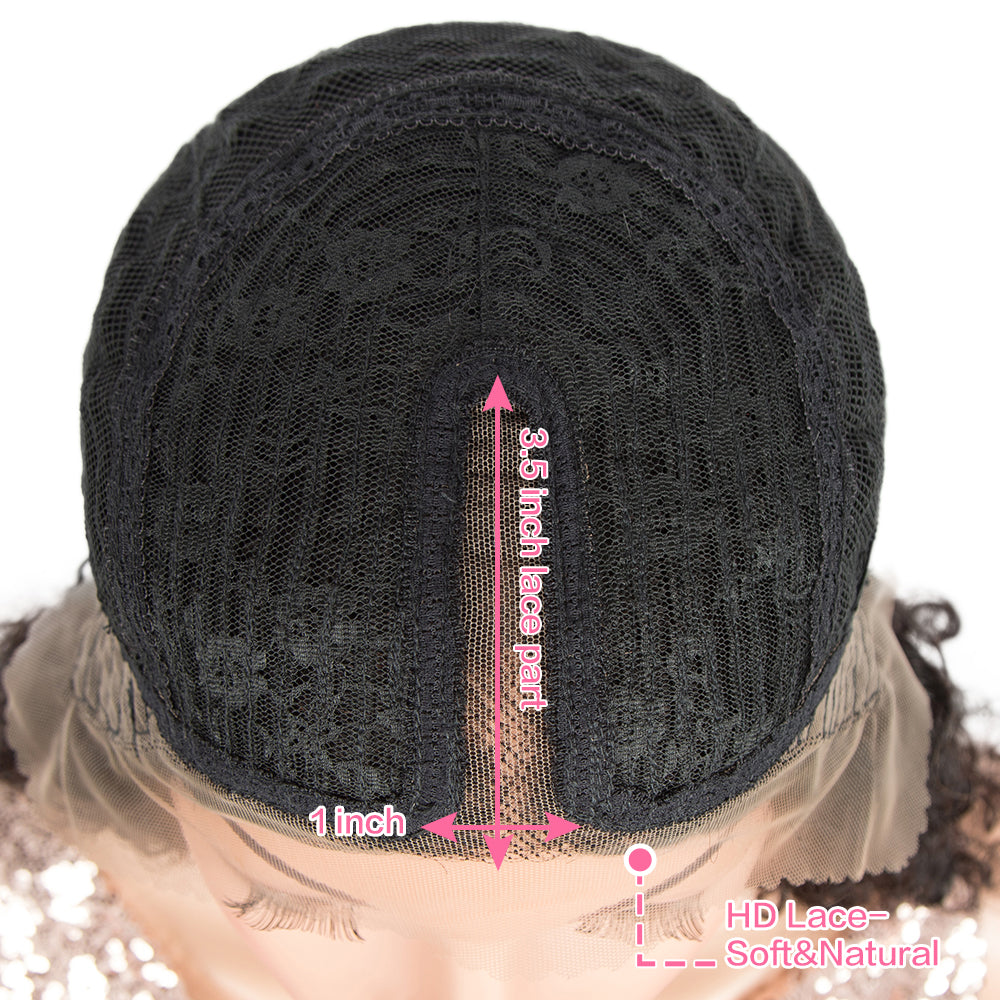 QVR 4X1 T Lace Human Hair Wigs Body Wave Hair Lace Front Wig Pre-plucked Hairline with Baby Hair Wigs Natural  Black Color