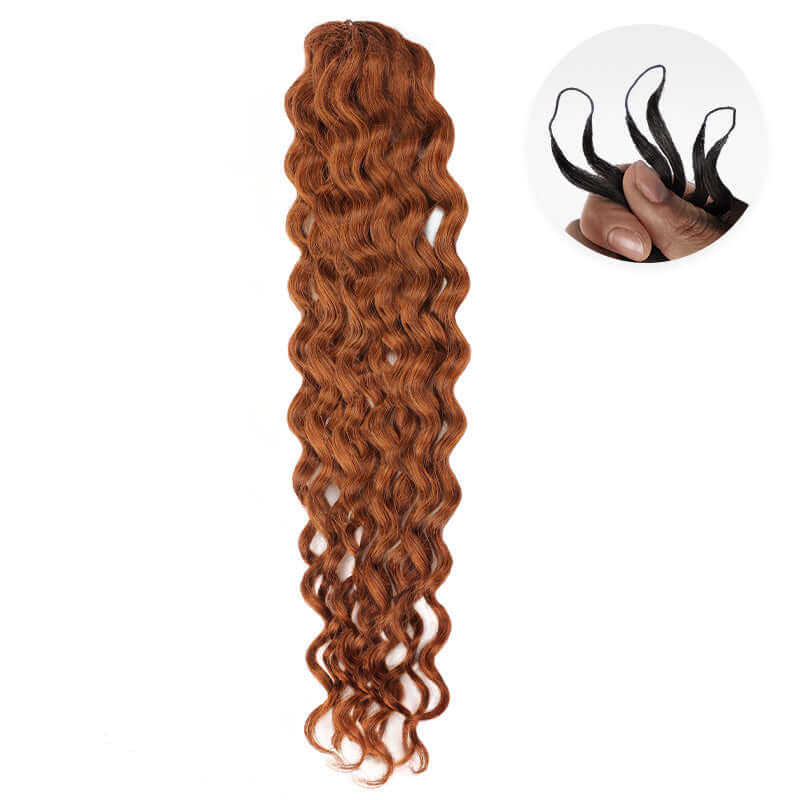 QVR 1 Pack Muti-Color Water Wave Crochet Braid Human Hair Extensions