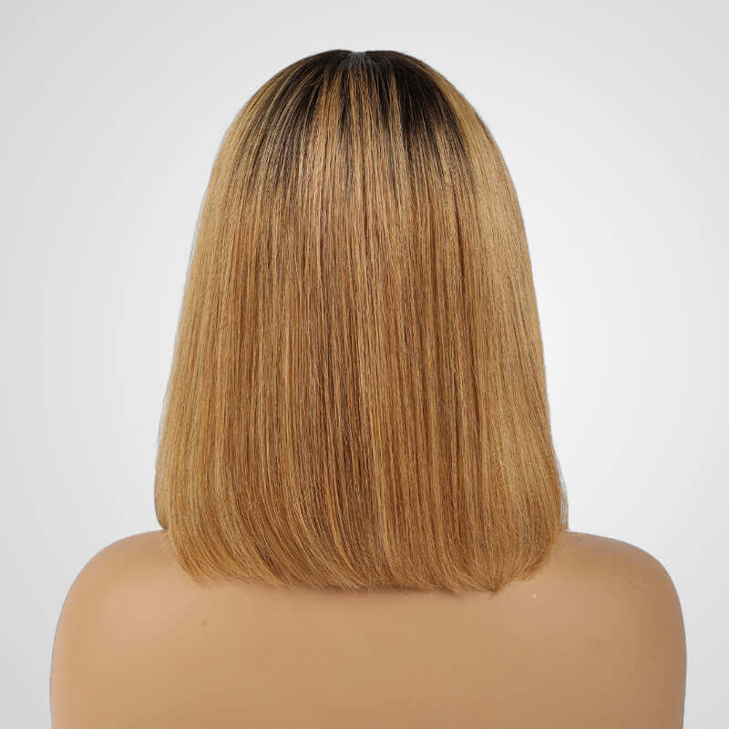 Flash Sale|Ombre 4/27/613 Straight T Lace Bob Wig