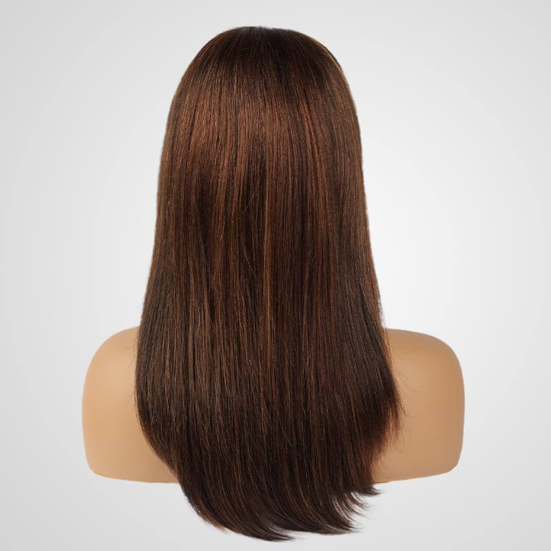Flash Sale|Highlights Layer Cut Kinky Straight Wigs