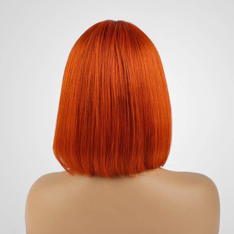 Flash Sale|Ombre Orange/613 Straight T Lace Bob Wig