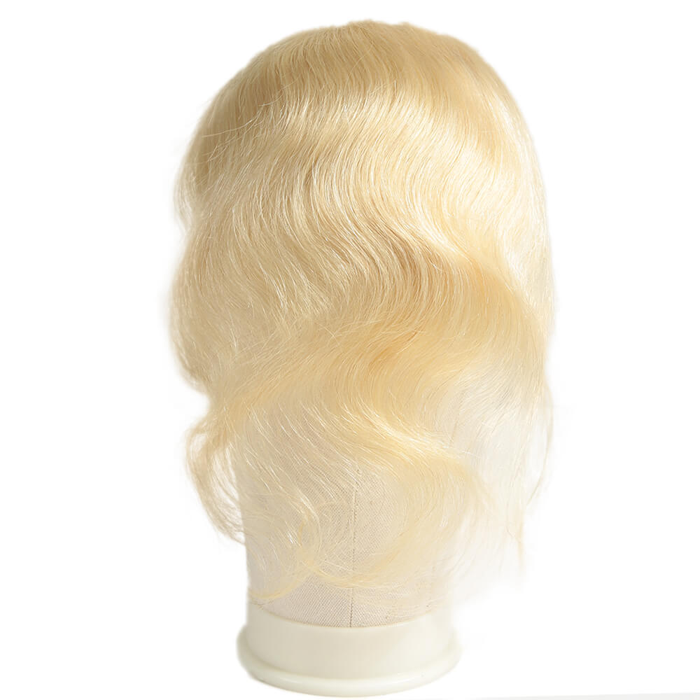 QVR Remy Human Hair 4*4 Blonde Body Wave Closure
