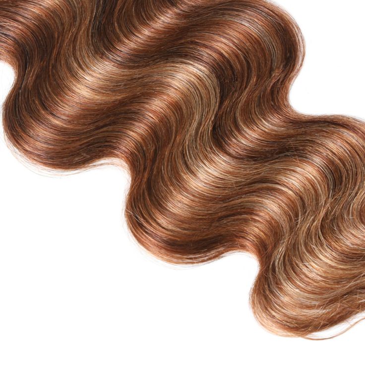 QVR Body Wave 4x4 Lace Closure Virgin Hair Highlight Piano Color