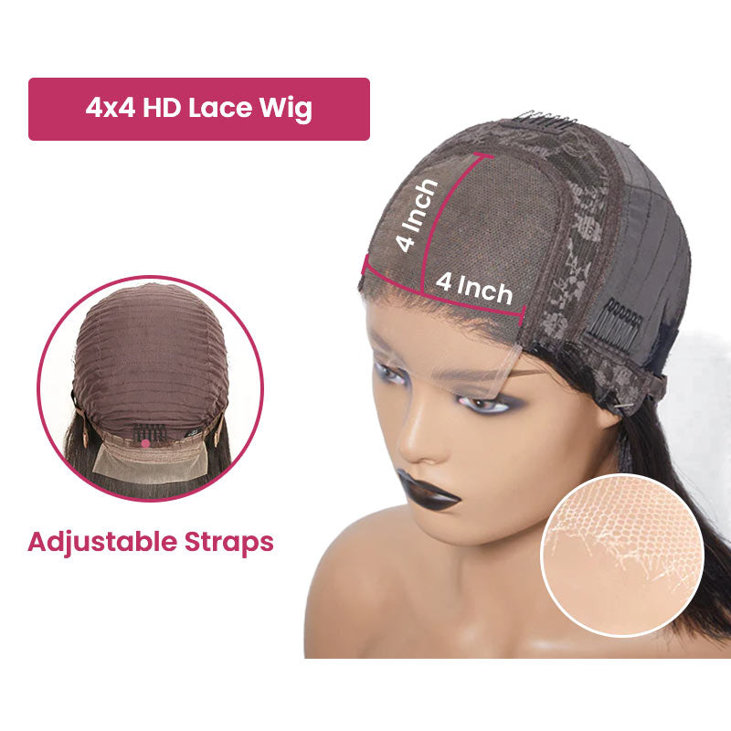 QVR Body Wave Wigs Virgin Hair Wavy Wigs Pre Plucked With Baby Hair 13x6 Lace Glueless Wig 250% Density