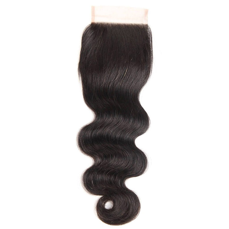 QVR Body Wave Hair Weave 3 Bundles With 4x4 Lace Closure Best Virgin Human Hair
