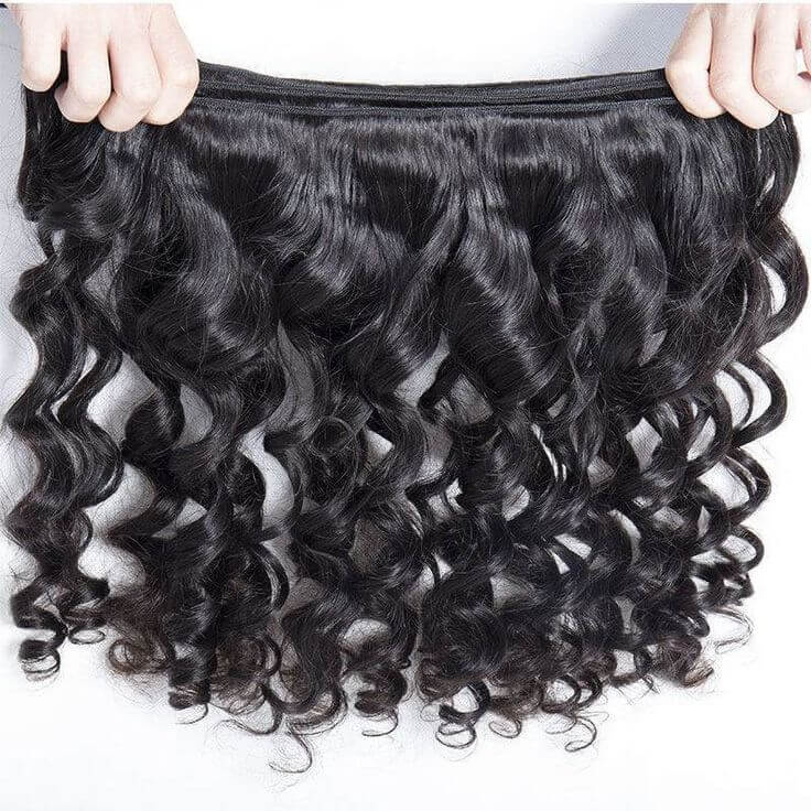 QVR Brazilian Hair Bundles Virgin Human Hair Loose Wave 4 Bundles