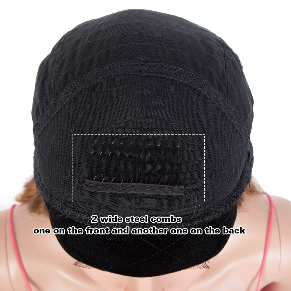 QVR Remy Human Hair Headband Wig Body Wave Headwrap Wig Natural Color