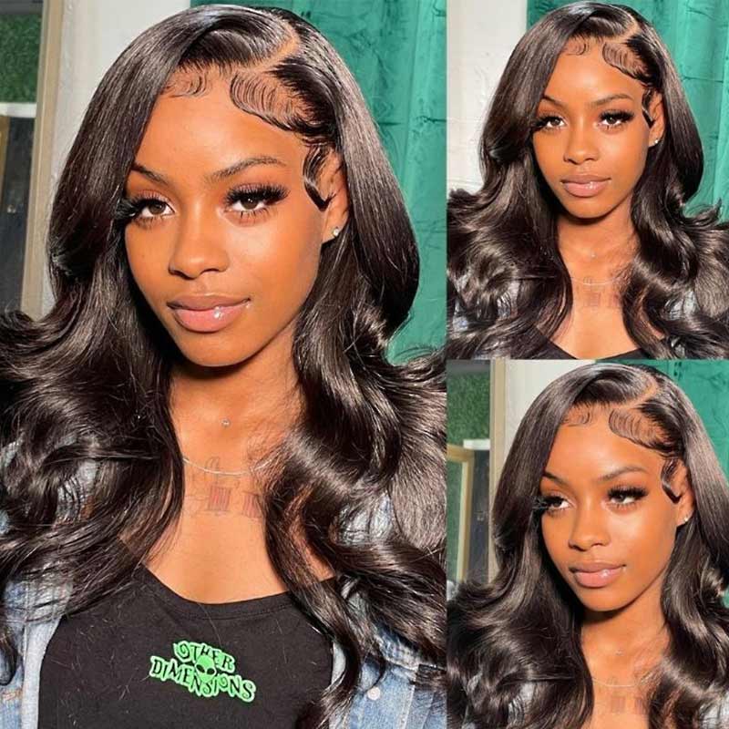 Hd Transparent Lace Frontal Wig 30Inch Body Wave Lace Front Human Hair Wigs 200 Density 4x4 5x5 Lace Closure Wigs For Women