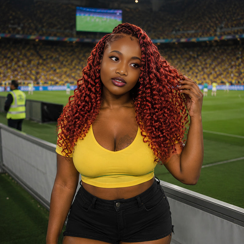 MATCH SALE|QVR #35D Burmese Curly Crochet Hair
