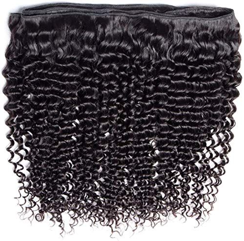 QVR Mongolian Human Hair Bundles Virgin Kinky Curly Jerry Curl Hair 3 Bundles Natural Color
