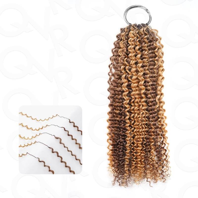 MATCH SALE|QVR #P4/27 Small Kinky Curly Crochet Hair