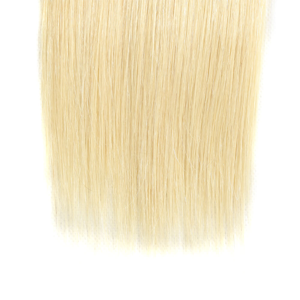 QVR Virgin Human Hair Straight Hair Blonde Bundle 1pc